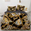 Комплекты постельного белья Luxury 3D Europe Queen King Двойной пододеяльник льняной Удобный комплект стеганого одеяла круговой 221231