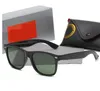 Designer zonnebril Rolverbod Classic Retro Ray2140 Gepolariseerde glazen metalen frame van herenreflecterende zonnebril