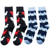 Herrensocken für Damen, bunt, Chili, Baumwolle, Neuheitssocke, lustig, für Männer, große Größe, Crew, männlich, 2 Paar, Drop #D