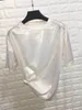 Женская футболка, летняя ретро-стиль, стильные яркие шелковые женские топы, блестящие свободные футболки с короткими рукавами, сексуальная клубная эстетичная женская футболка в стиле Харадзюку