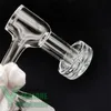 Samurai Terp Slurper Quartz Banger Гвозди с полным сварным швом со скошенной кромкой 10 мм 14 мм 18 мм 90 градусов Мужской бесшовный Terp Slurp для буровых установок Water Bong Custom YAREONE Оптовая продажа