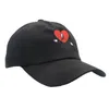 Brodé Bad Bunny classique camion casquette papa chapeau Hip Hop Baseball Snapback unisexe taille réglable rouge coeur Sport casquette décontractée