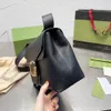 5 جودة GG Messenger Bag Bags Pags Leather Leather Hand Hand Letter Decoration Women's Presh Parse Black