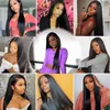 Inch Bone Straight Lace Front Human Hair Wigs For Women Pre Plucked 13X4 Frontal Wig Malaysian Remy 150%