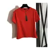 prada balmain burberry celine chanel miu miu loewe gucci fendi Вы 22SS Designer Lettre imprimé T-shirt Tee Fashion High Street Street Shorts Summer Casual T-shirt Men Femmes Crew