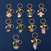 Keychains Cute Space Series Keychain Star Rocket Astronaut Universe Keyring Backpack Bag Handbag Car Accessories Gift For Women Men