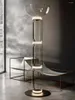Lampadaires Design nordique abat-jour en verre lumières lampe à LED minimaliste pour salon moderne debout décor luminaires