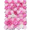 Flores decorativas 40x60cm Flor de flores falsas parede de parede de seda hortênsia e loja de casamentos rosa decoração de festa em casa