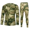 Heren Tracksuits Militair Camouflage Fleece Thermisch ondergoed Pak Russisch tactisch Casual Tracksuit Men Herfst Winter Army Top