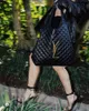 Icare Maxi 대형 쇼핑 토트 가방 디자이너 핸드백 2 사이즈 부착 미니 지갑 퀼트 램스킨 여성 여행 가방 지갑 구매자 가방 검은 색