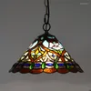 Hanglampen tiffany lichten vintage Turkish mozaïek gebrandschilderd glazen ledhangende lamp voor huisdecor woonkamer slaapkamer verlichtingsarmaturen