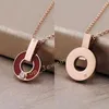 Jewelry Shell pendant necklace gem pendants necklace diamond gold Sweat-proof and colorfast ladies fashion charm