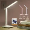 Настольные лампы светодиодные настольные лампы Dimmable Touch Sciesside Изучение чтения светиль 3 -го цвета