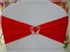 Stol täcker 1-2-med kronspänne-- Single Layer spandex/Lycra/Expand Band/Chair Cover Sash/Table For Wedding Party Banket Decorations