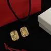 Pendientes grandes de diamantes de imitación de color amarillo brillante Material de latón chapado en oro de 18 quilates Pendientes de lujo noble Joyas de diseño para mujeres y niñas aretes de personalidad