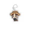 Keychains Game Identity V Keychain Mercenary Gardener Embalmer Perfumer Priestess Seer Akryl Key Chain Anime Jewelry Bag Accessories