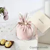 Cadeau cadeau 10pcs oreilles vierges sacs d'emballage cadeaux de pâques sac saint valentin chocolat bonbons velours pochettes décor de mariage