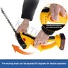 Elektryczna kosiarka trawa noża bezprzewodowa ręczna Hedging Trimmer 2-w-1 Hand Hold Hand Hedheld
