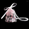 Interior Decorations Creative Christmas Crystal Bell Pendant Car Ornaments Wind Chimes Exquisite Pendants Valentine's Day Gifts