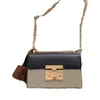 H￶gkvalitativ lyxdesigner Square Lock Bag Women Luxurys Designers V￤skor 2021 Fashion Ladies Handbag Axel Messenger Walls M2835