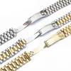 Titta på Band Datejust Day-Date Oysterpertual Date Rostfritt stål Strap Accessories 13 17 20 21mm Armband312F