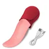 Sexleksak Massager G Spot Tongue Slicking Vibrator för kvinnor Stark klitorisstimulator Kvinnlig Masturbator Vuxna leksaker