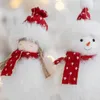Décorations de Noël en peluche ange poupée Adorable tissu léger arbre exquis décoration suspendue noël joyeux décor cadeaux
