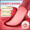 Seks masażer lizanie zabawki dla kobiet realistyczne wibratory języka miękki lizanie silne wibracje dorosłe masturbatory
