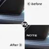 4PCS Audio Dekorat 3D Aluminium Odznaka Naklejka na Nissan Note E11 E12 Akcesoria Stylizacja samochodowa