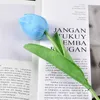 Decoratieve bloemen 10 stks tulpen kunstmatige bloem witte pu real touch voor huizendecoratie nep tulpen latex boeket bruiloft tuin decor