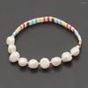 Strand Vlen 2022 سوار تمتد Miyuki Tila Beads Bracelets Women Boho Freshwater Pearl Jewelery Gift Pulseras Mujer Jewelry