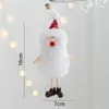 Christmas Decorations Plush Angel Doll Adorable Lightweight Fabric Exquisite Tree Hanging Decoration Xmas Merry Decor Gifts