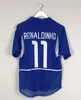 Retro Brazili￫s voetbaltruien 1957 1994 1988 1998 2000 2002 2004 2006 Romario Ronaldinho Uniform rivalisering Kaka 94 98 00 02 06 #10 PELE voetbal shirt tops kwaliteit
