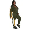 Tracksuits Plus Size Tracksuit Women Clothing Pant Suit Långärm Huva Tröja Lagligen Jogging Sport Outfit Drop Wholesale