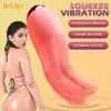 Seks masajı liblip gerçekçi dil yalama vibratör klitoris stimülasyon silisli titreşim oyuncakları kadınlar için yetişkin yaramaz mastürbatörler