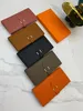 Luxurys Designers Womens Fashion Wallets Card Card Holder Long Zippy Key Pouch Clutch PochetteクレジットカードCOIN