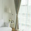 Curtain Factory Direct Supply Of Fabrics Modern Minimalist European-style Curtains Black Silk Blackout Printing