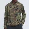 Men's Hoodies Hoodie With Cap Long Sleeve Autumn Winter Camouflage Sportswear Outdoor Fitness Basketball Running
