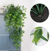 Fleurs décoratives 1 Pack Plantes Suspendues Artificielles Faux En Pot Pour Intérieur Extérieur Étagère Décoration Murale