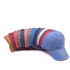 Caps de bola Pigmento de algodão Vintage angustiado Hat de pai de verão Tom de beisebol estilo Snapback Hip Hop para mulher