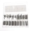 Reparatiehulpmiddelen Kits Een doos van 270 stks 8 mm-25 mm roestvrijstalen horlogebandband Link Spring Bars Silver300s