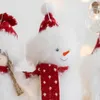Décorations de Noël en peluche ange poupée Adorable tissu léger arbre exquis décoration suspendue noël joyeux décor cadeaux