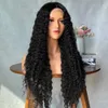 Hot Lace Wigs Kryssma Synthetic Front Kinky Curly Frontal with Baby Hair High Temperature for Black Women 221216