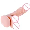 Beauty Items 19CM Realistic Silicone Dildo Large sexy Toys for Women with Thick Glans Real Dong Powerful Suction Cup Stiff Cock