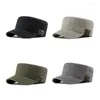 Berets xdanqinx snapback cap heren katoenen platte leger militaire hoeden mesh ademende sportkappen verstelbare maat mannen modemerk