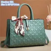 Borse a tracolla in pelle da donna intere borsa tote moda con filo ricamato color caramella dolce borsetta con fiocco stampato fresco la297c