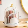 Storage Boxes Makeup Brush Holder 360° Rotating Lipstick Organizer Box Fashion Cosmetic Eyeshadow Pencil Table Arrival