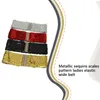 Riemen vrouwelijke sprankelende pailletten taille riem glanzende kledingband tailleband kleding decoratie dressing accessoire voor bar