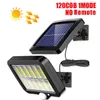 LED Split Solar Wall Lights 3 Mode Waterproof Motion Sensor Lamps Garden Street Lighting Lamp för trädgårdssäkerhet