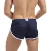 Short de course en maille pour hommes, fendu sur le côté, vêtements de sport, de musculation, d'entraînement, doux, confortable, respirant, sous-vêtements de nuit